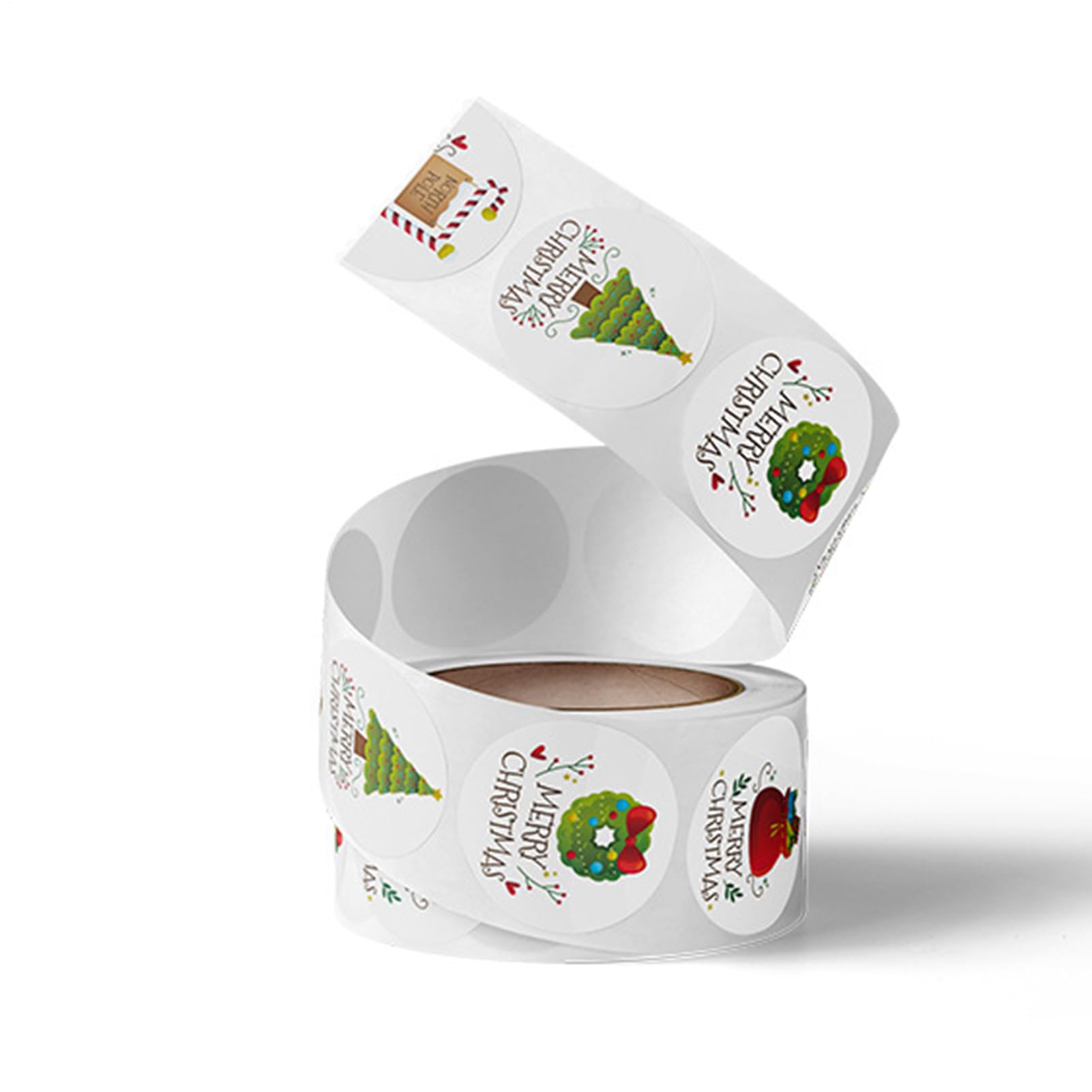 Rotolo Di Adesivi Natalizi Per Bambini Assortimento Di Decorazioni Festive