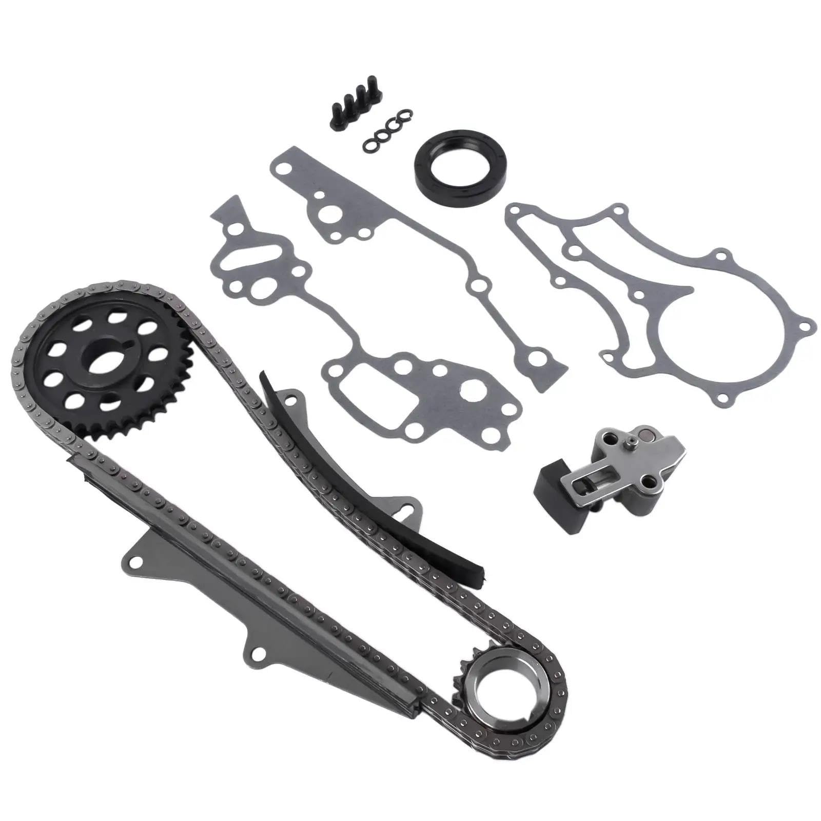 Kit de cadena de distribución y ajustador del árbo Kit Cadena Distribución Coches Accesorios 13523-38011 Para 4Runner Para Celica Para Pickup 2.4L 22R 22RE 22REC 1985-1995