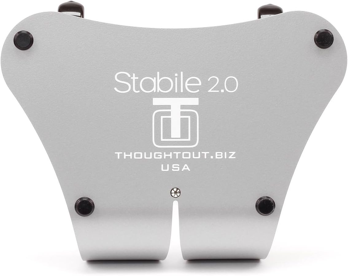 Thought Out Stabile 2.0 Steel Stand Silver - Made in USA - Compatible with Apple iPad