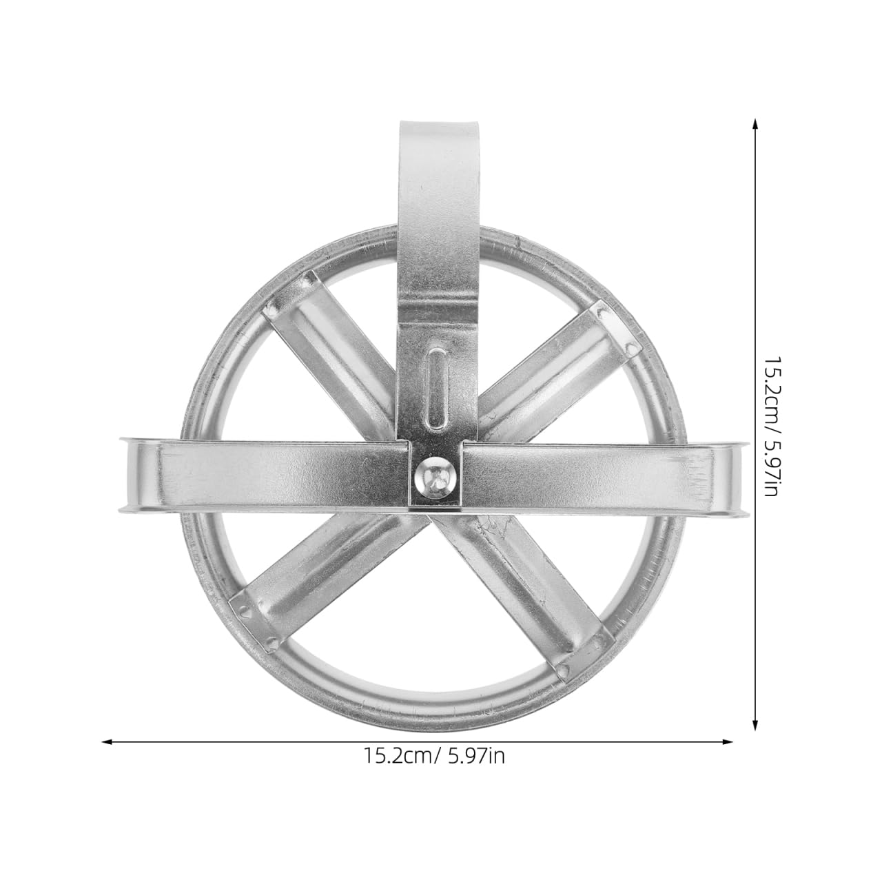 Garneck Clothesline Pulley System Kit 5 Inch Clothes Hanging Rope Pulley Strong Wall Mount for Outdoor Drying Easy to Use and Install Sturdy Reusable