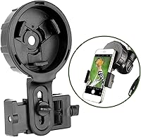 Vista 9 de Kuuleyn Soporte de teléfono para telescopio, Adaptador de teléfono binocular, Soporte de teléfono para telescopio universal, Adaptador de cámara