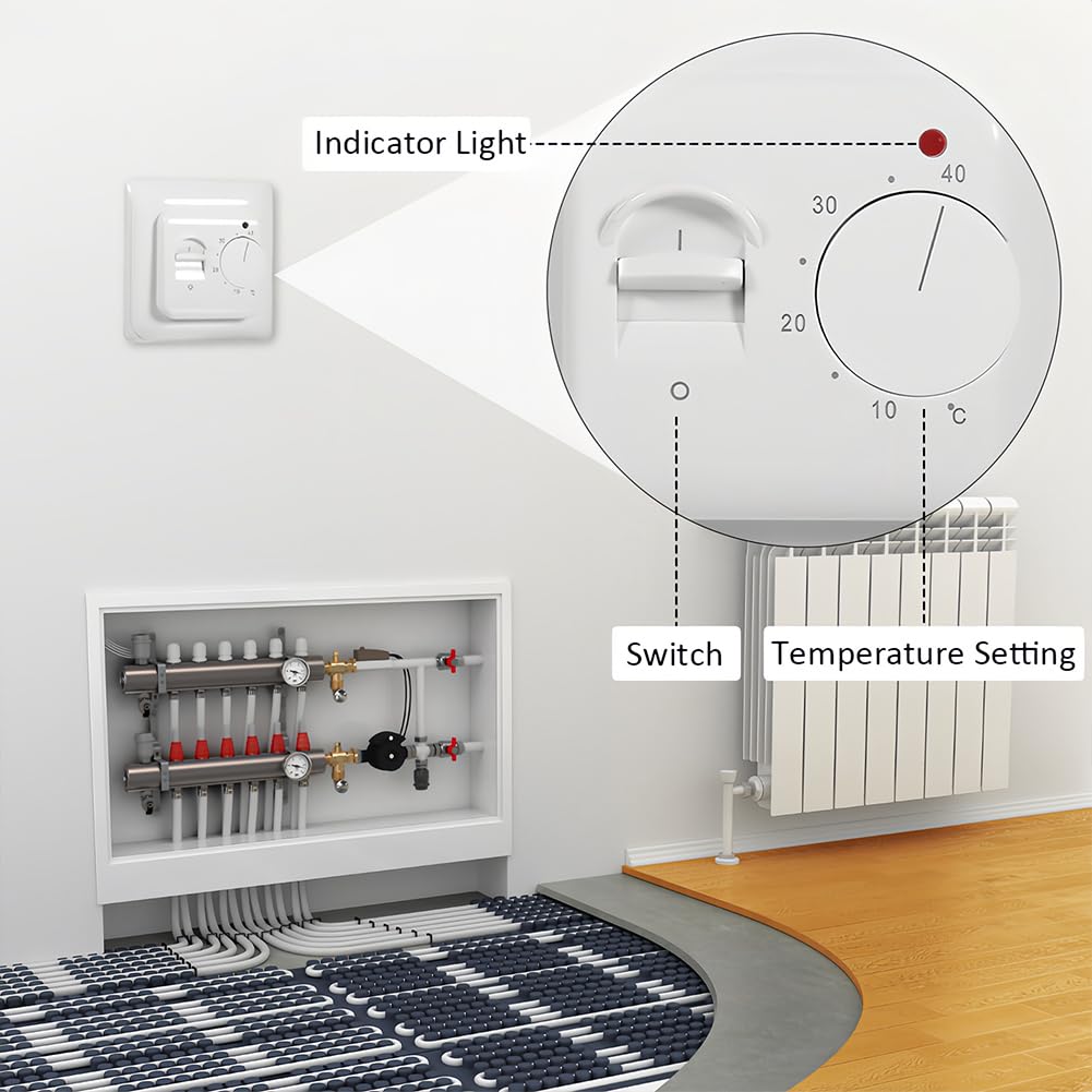 MCD4 - Termostato Digitale Da Incasso, Per Riscaldamento A - Foto 4