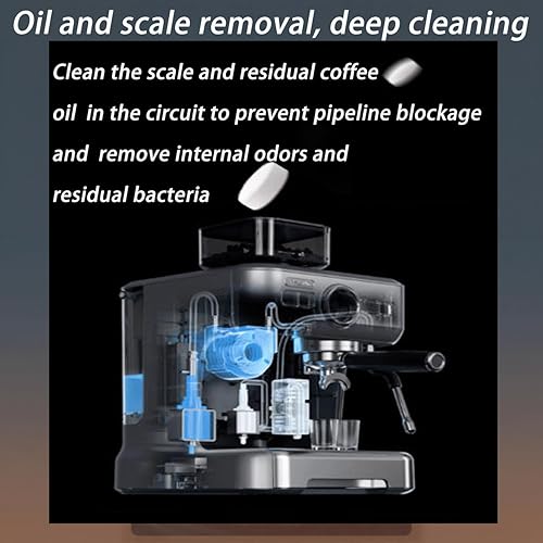 Miniatura 6 de Paquete de 20 pastillas descalcificadoras para cafetera, descalcificadora y descalcificadora, descalcificadora de café y café expreso