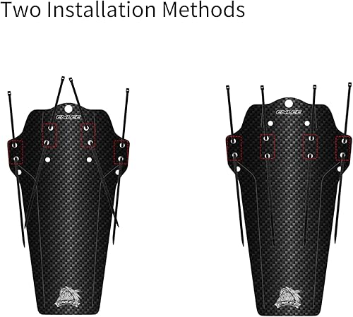 Miniatura 6 de ENLEE Guardabarros MTB, 1 unidad de segunda generación, diseño ligero, duradero y resistente al desgaste, guardabarros para bicicleta de 20, 24, 26,