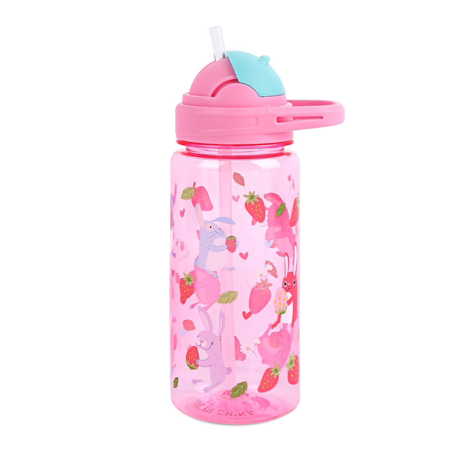 Botella de agua para niños portátil para la escuela y viajes de 600ml