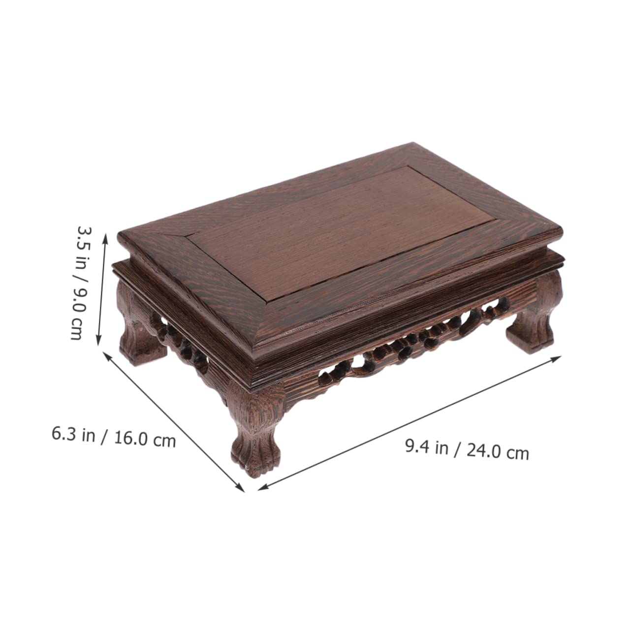 MAGICLULU Holzschemel als Präsentationssockel für Pflanzgefäß Stabil und Robust für Innenbereich im Wohnzimmer und Garten