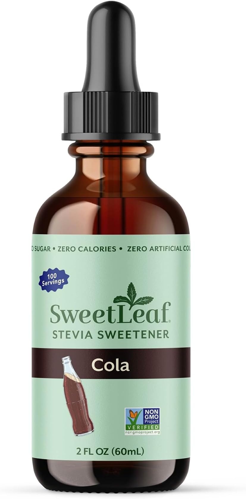 SweetLeaf Sweet Drops Liquid Stevia Sweetener, Cola, 2 Ounce