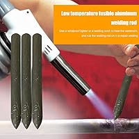 Vista 7 de Jonoisax Varilla de soldadura de aluminio con núcleo - Soldadura a baja temperatura fácil de derretir barra de soldadura de alambre con núcleo