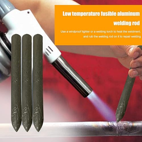 Miniatura 7 de Jonoisax Varilla de soldadura de aluminio con núcleo - Soldadura a baja temperatura fácil de derretir barra de soldadura de alambre con núcleo