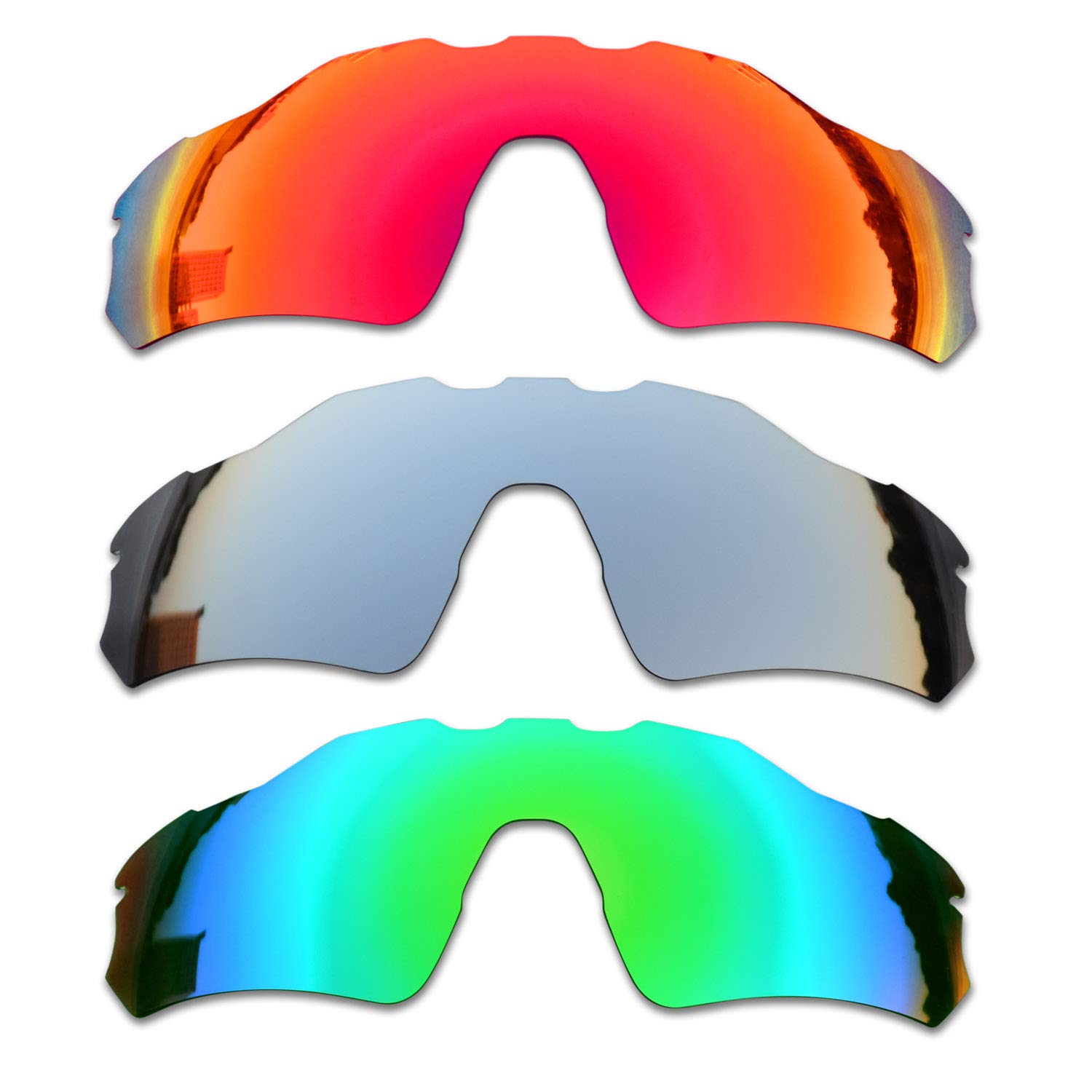 Para Oakley Radar EV Path Gafas de sol 3 Pares Lentes de repuesto polarizadas