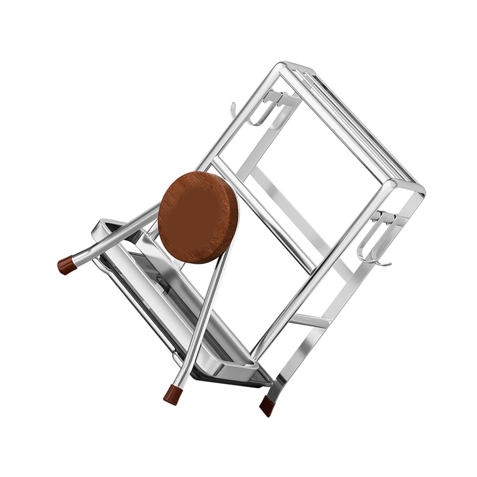 Hsioluted Multiple Functional Kitchen Planner for Cutter and Board Storage with Quick Drains Structure for Sanitary Use Cutter Stand