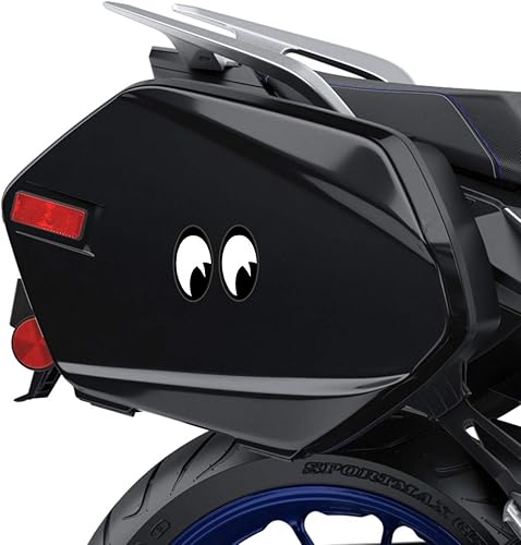 Miniatura 5 de 2 unids/1 par de ojos/vinilo pegatinas de dibujos animados divertidos ojos calcomanías coche motocicleta casco B 85