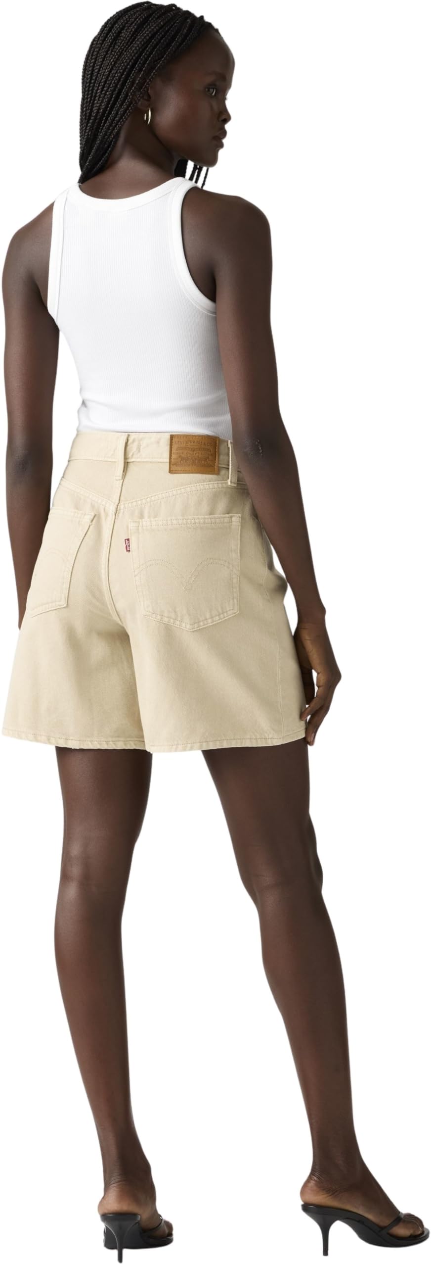 Levi's Kobieta Szorty High Rise Baggy Len Dżins
