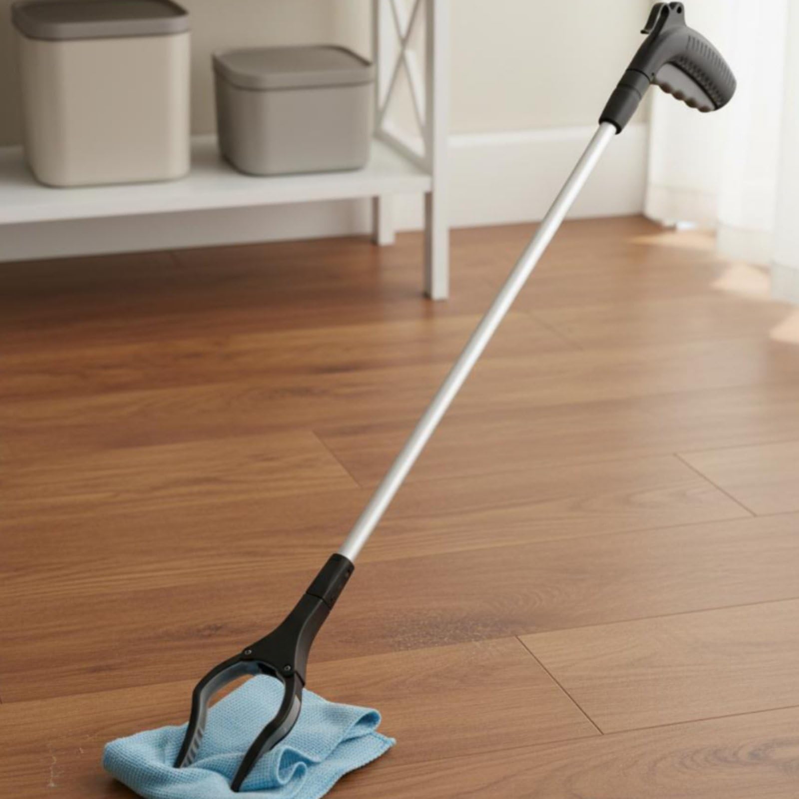 Pinza Raccogli Rifiuti Pinza Estensibile Pinza Prendi Oggetti Afferra Oggetti Impugnatura Ergonomica Presa Sicura Artiglio Foderato Struttura Leggera