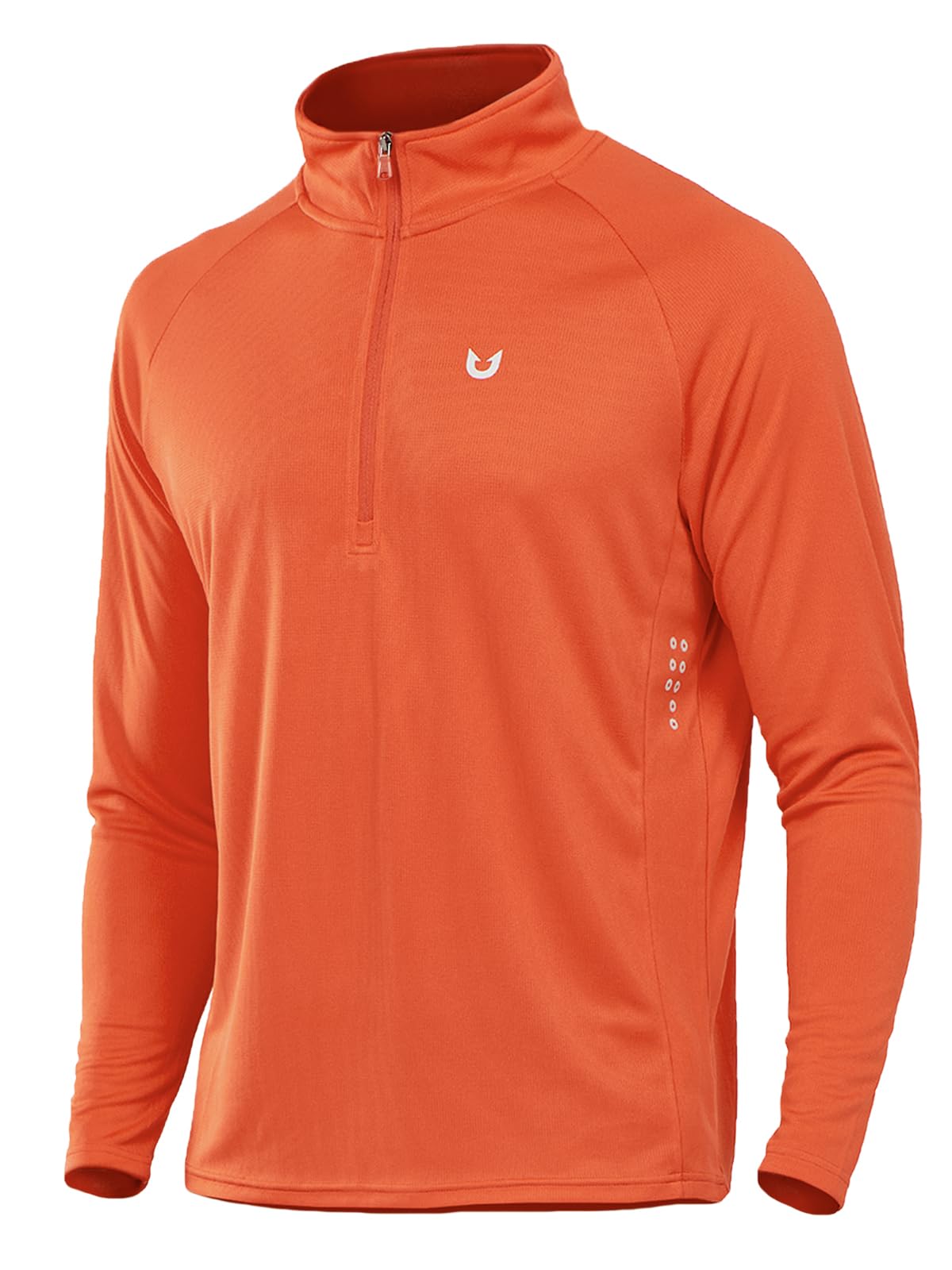 NORTHYARD Men's Quarter Zip Pullover Athletic Running Shirts Long Sleeve