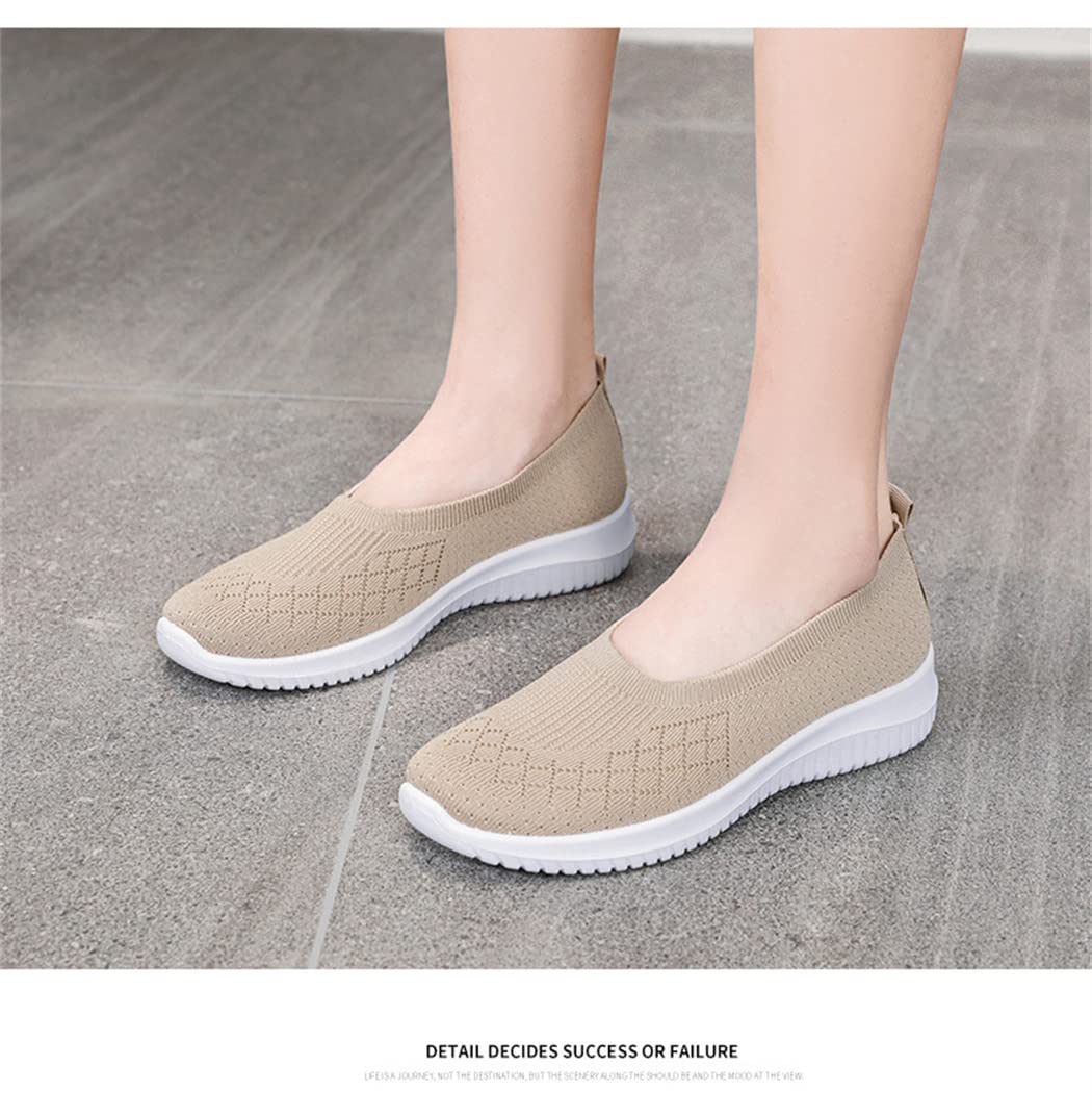 nuevos Zapatos para Caminar de Ocio para Mujeres la Superficie de la Red es Transpirable cómoda Suave Ligera Resistente al Desgaste amortiguadora y Zapatillas Deportivas de Fitness