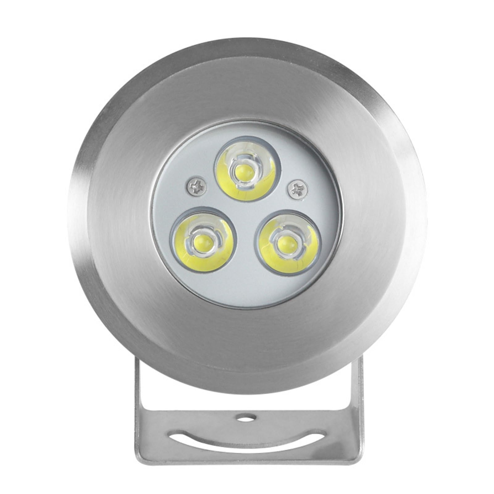 Poolbeleuchtung, LED-Wasserspiellicht IP68 Alle Edelstahl-Unterwasserlicht 12V/24V Low Power 3W rotierendes Unterwasser-Scheinwerfer-Brunnenlicht für Schwimmbad, Brunnen, Teich, Aquarium(Rood,2W)