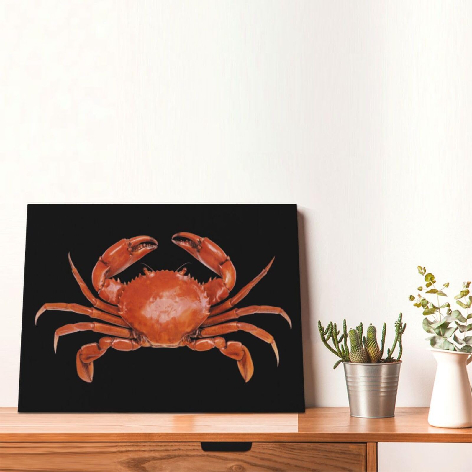 絵　絵画　水墨画　蟹　カニ　動物　心鏡　プレゼント　パーティー 絵絵画水墨画蟹カニ動物心鏡プレゼントパーティー