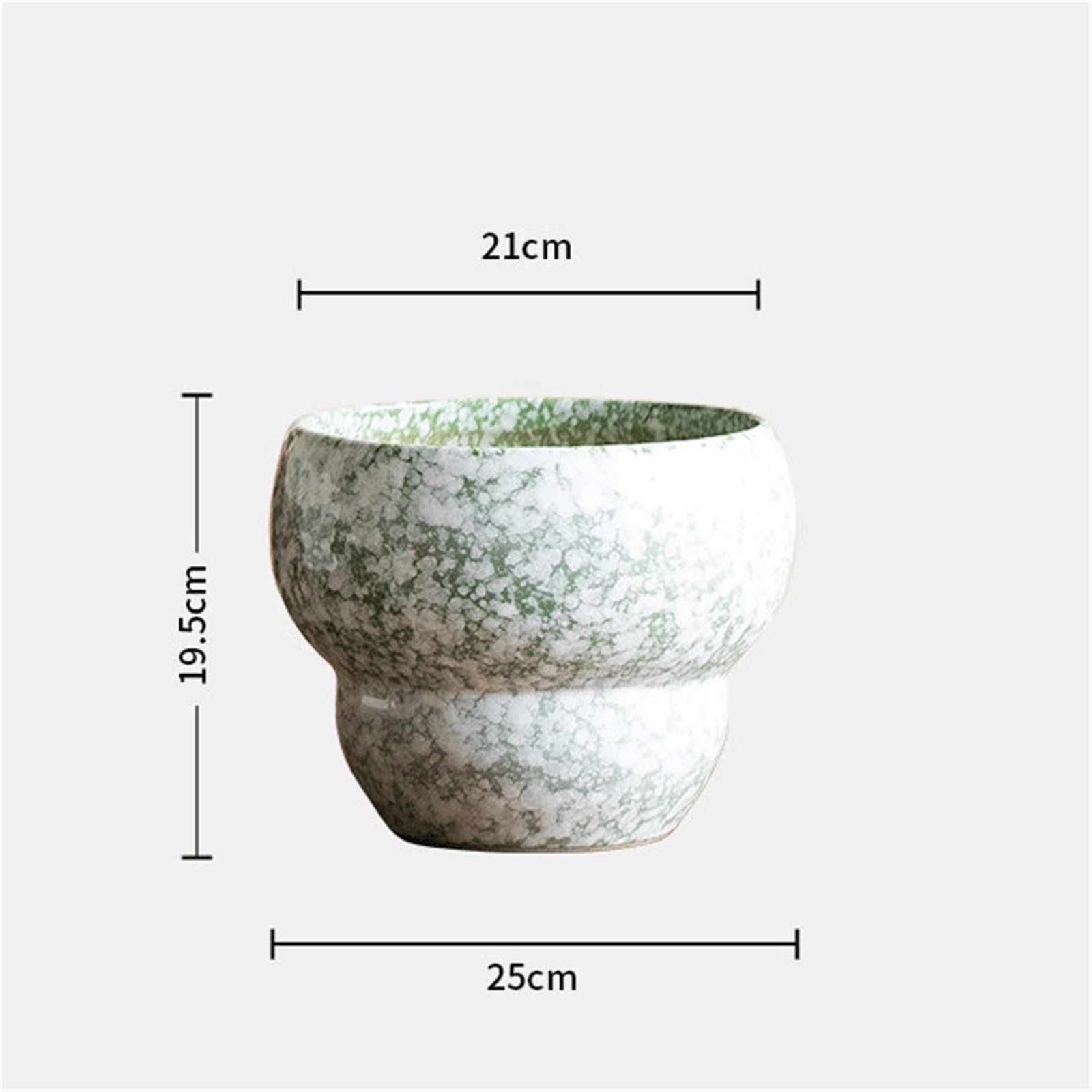 Doniczki zewnętrzne Te ceramiczne donice w stylu vintage idealnie nadają się do wystawienia salonie lub przedpokoju Doniczki