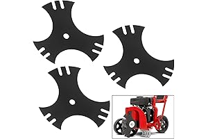 3 Pack (9" X5/8") 781-0748-0637 Tri-Star Trencher Blades for Craftsman, MTD Lawn Mower
