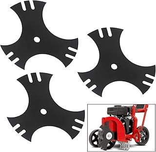 3 Pack 9" 781-0748-0637 Tri-Star Trencher Blade 5/8" Center Hole Compatible with MTD Craftsman Lawn Mower, Replaces 781-0748 981-0748 40-009 490-105-M017 CMXGZAM105017 - Hardened Steel