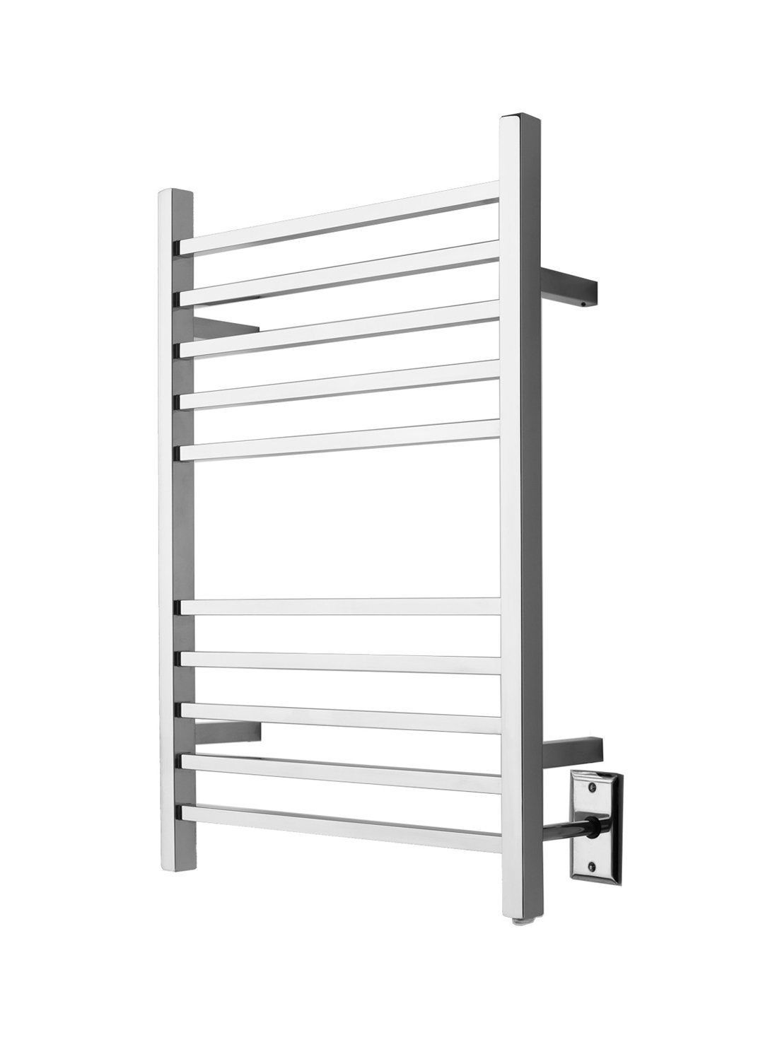 Amba RSWH-B Hardwired Radiant Square Towel Warmer, Brushed Finish