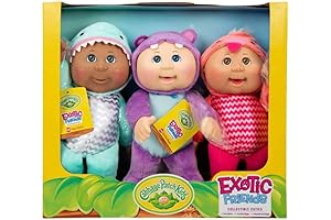 Cabbage Patch Collectible Cuties Exotic Friends 3 Pack