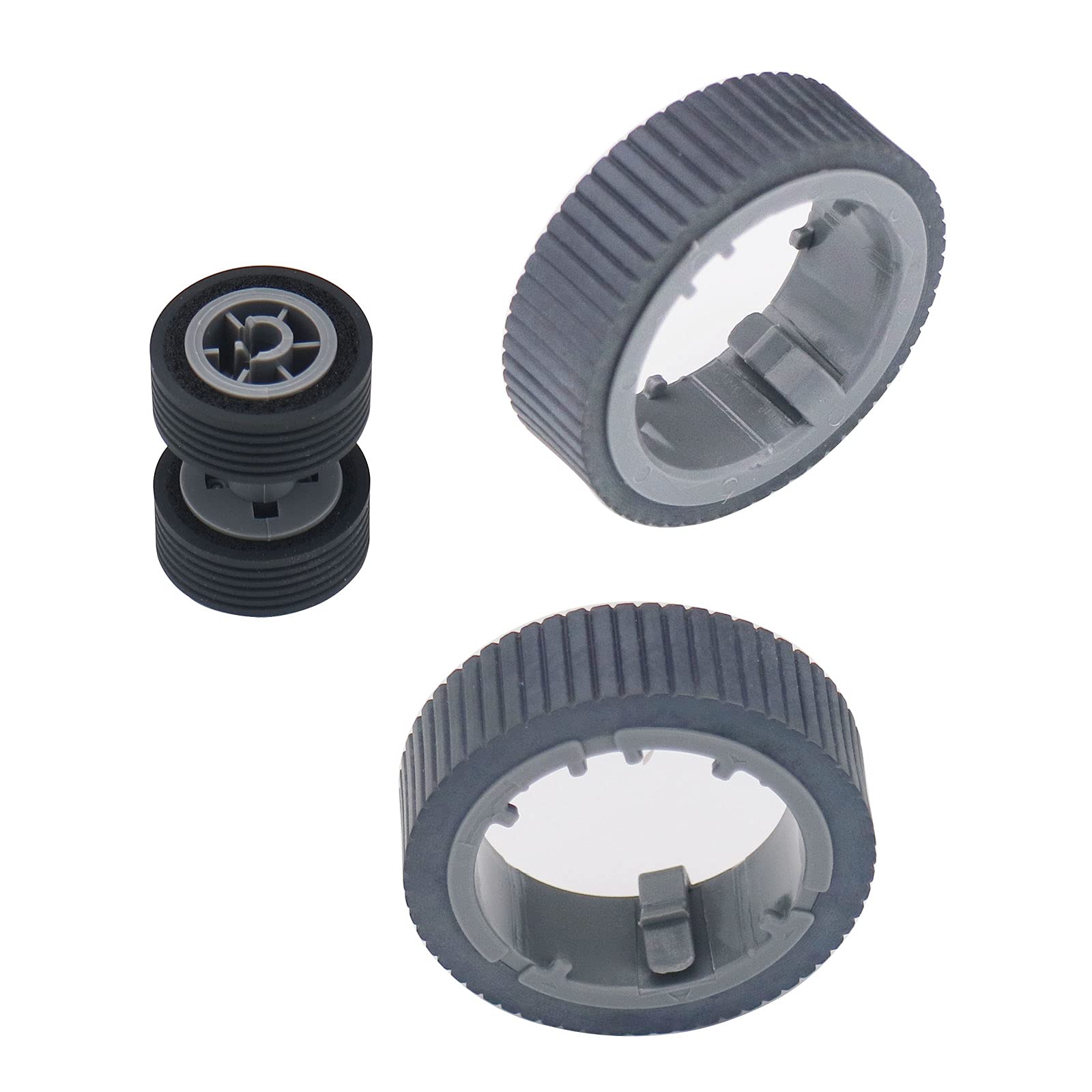 Juego de rodillos de freno y rodillo de selección de repuesto compatible con Fujitsu fi-7030 fi-7140 fi-7240 fi-7160 fi-7260 fi-7180 fi-7280, número de pieza PA03670-0001 PA03670-0002