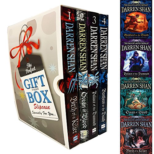 Darren Shan Collection Saga of Larten Crepsley Series 4 Books Bundle Gift Wrapped Slipcase Specially For You