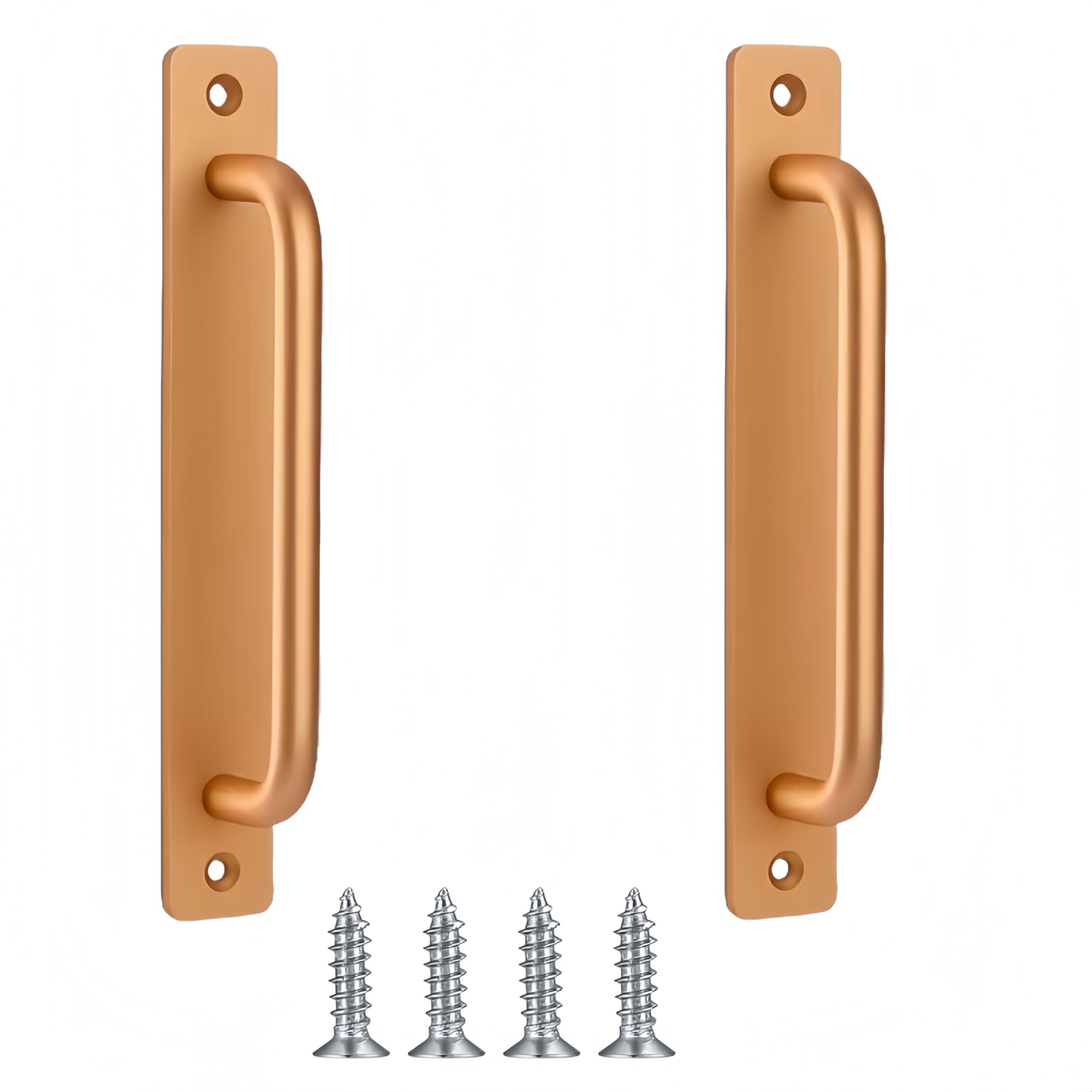 MIEGUIWOR Pack of 2 Sliding Door Handles, Barn Door Handle, Sliding Door Handle, Aluminium, Sliding Door Handles, Cabinet Door Handles, Handles for Barn Door, Sliding Doors, Wooden Gate Cabinets (180