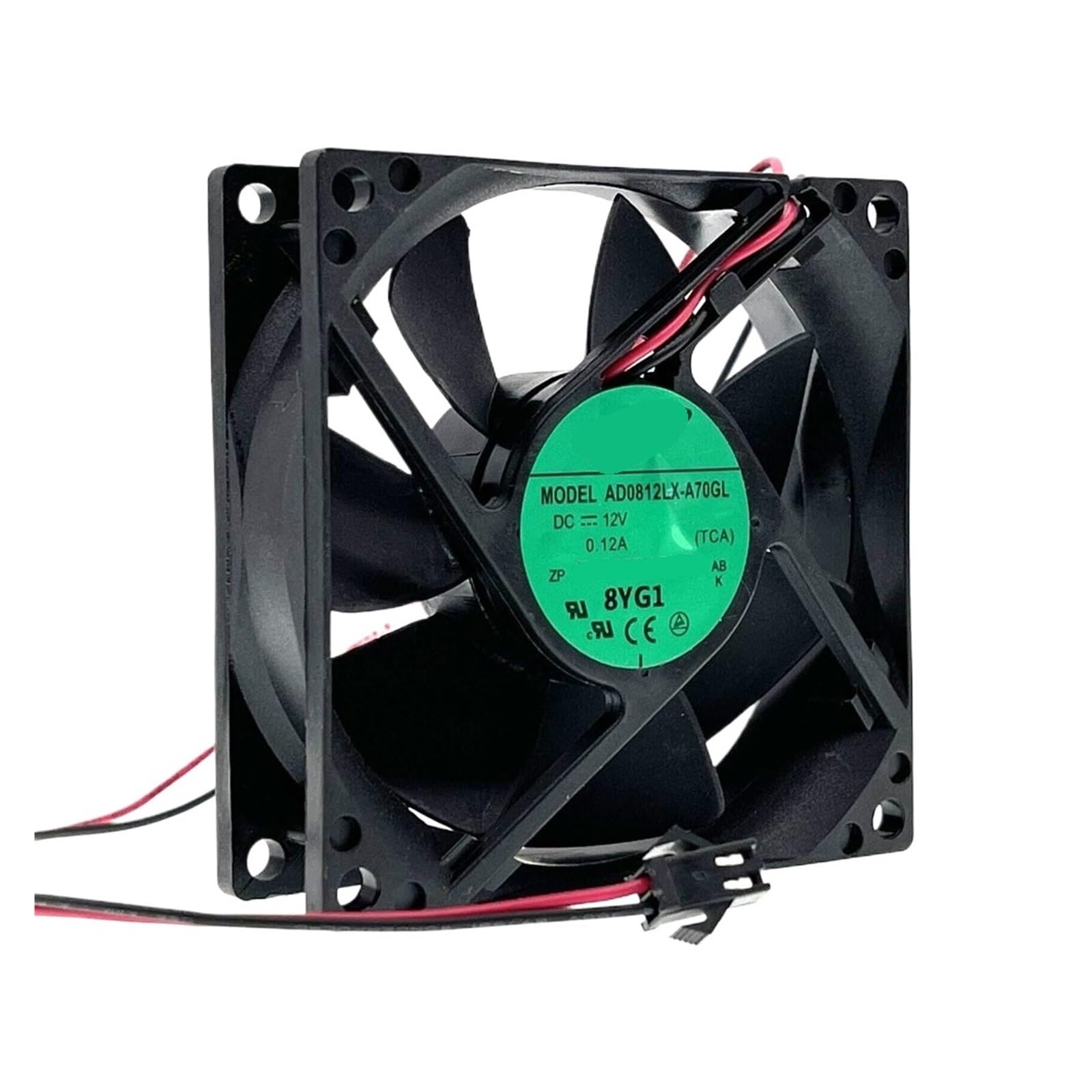 WEUSANXPL 80mm Fan AD0812LX-A70GL 80mm 12V Cooling Fan 8cm 80X80X25mm 1900RPM 22DBA