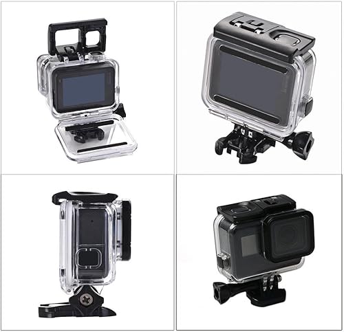 Miniatura 3 de Funda impermeable para GoPro Hero 7 Hero 6 Hero 5 Hero 2018 Accesorios negros, carcasa protectora con insertos antivaho y kit de filtro adecuado