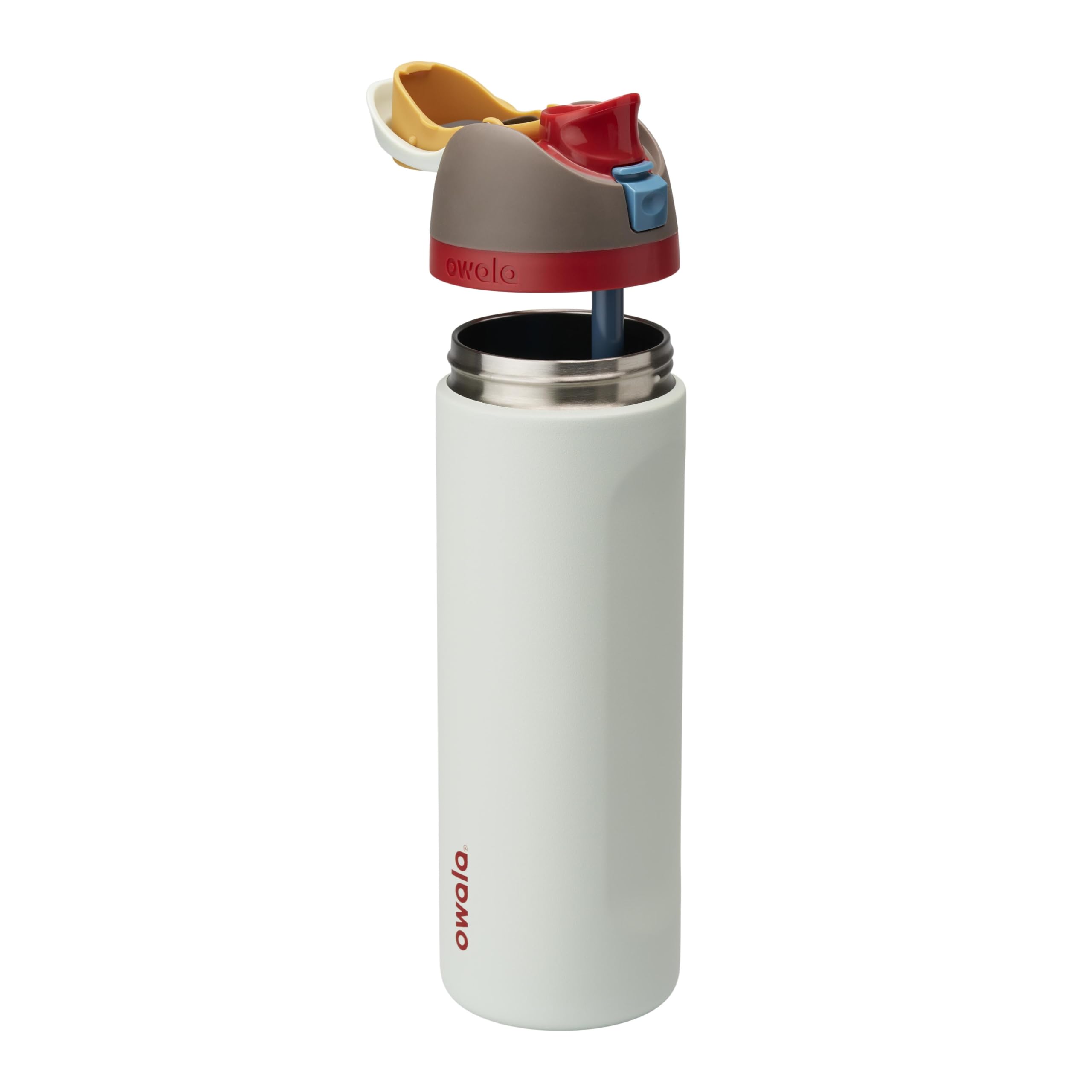 Owala FreeSip Stainless Steel Water Bottle 24 oz Boneyard view 2