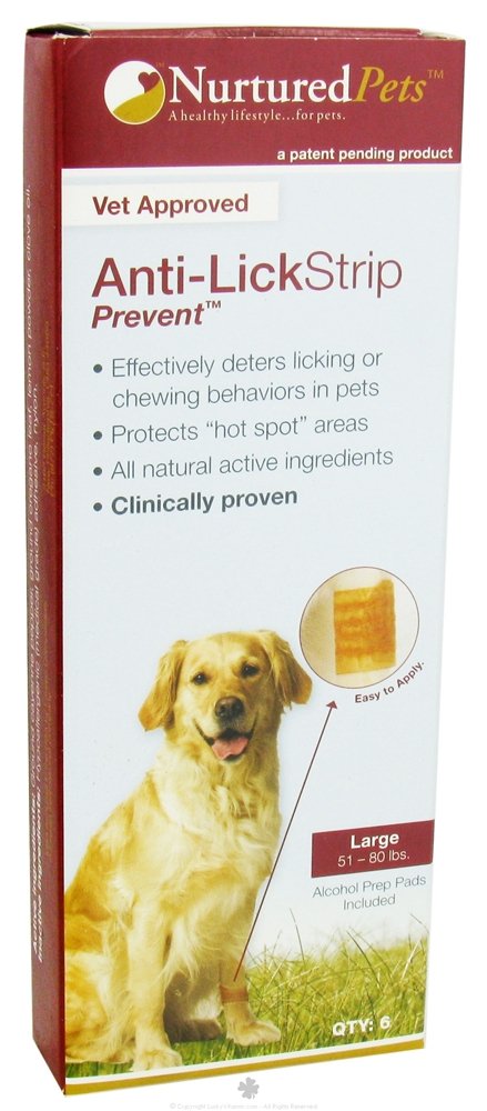 Anti-Lick Strip Large - 6 pack 6" x 1.5"