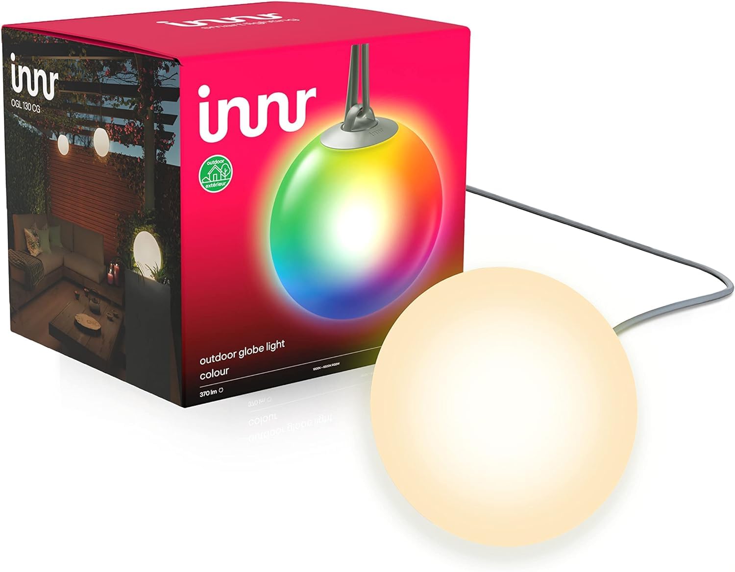 Innr Lighting Innr Smart Outdoor Globo Colour Bola Led Accesorio-image