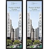 Mainstays 11.75x36 Trendsetter Poster Frame, Set of 2