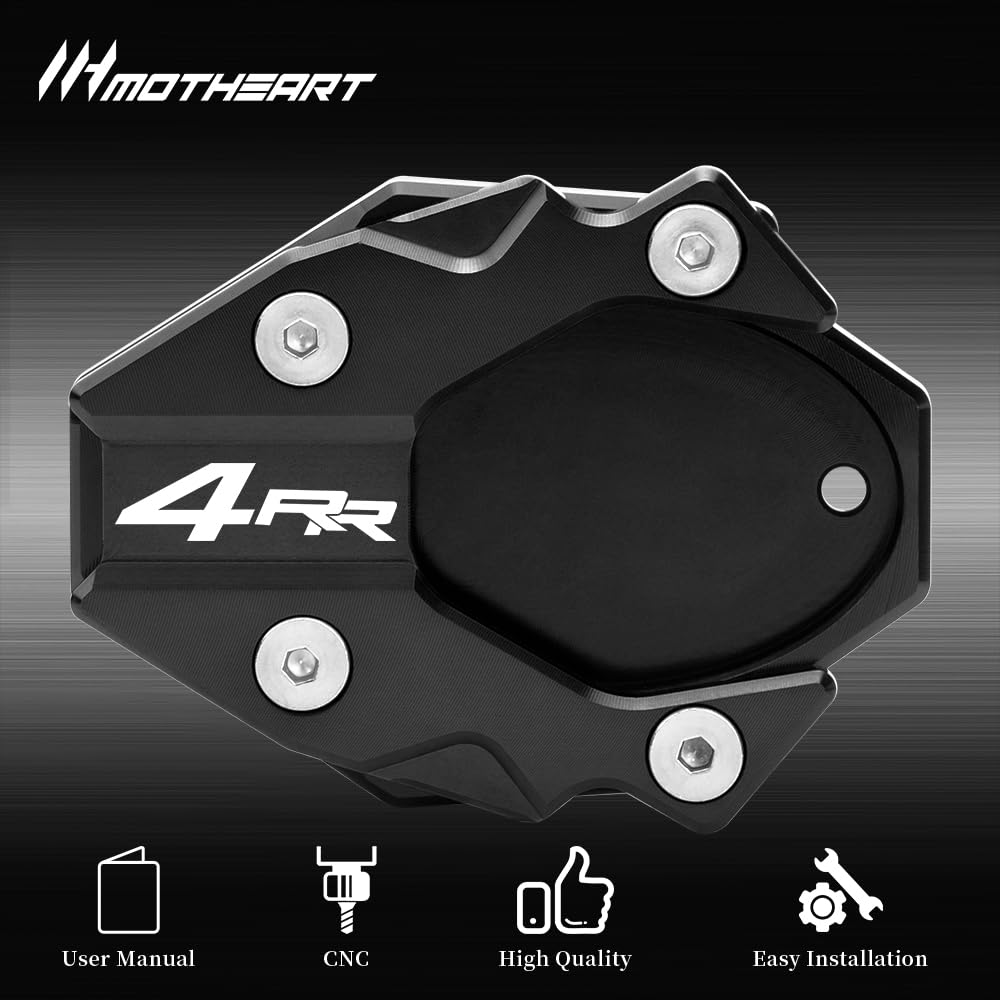 Amazon | MotHeart サイドスタンドプレート 対応 Ninja ZX-4RR 2023