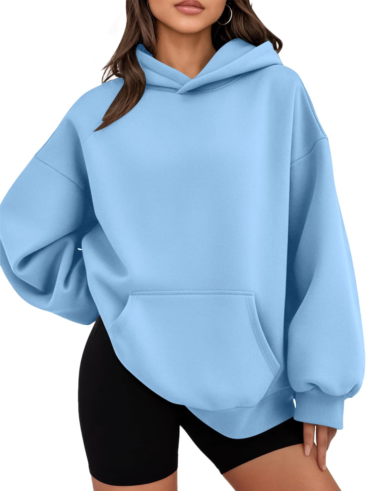 WYNNQUE Hoodies for Women Oversized Sweatshirts Fall Fashion Outfits 2026 Casual Sweaters Tops Fleece Workout Winter Clothes