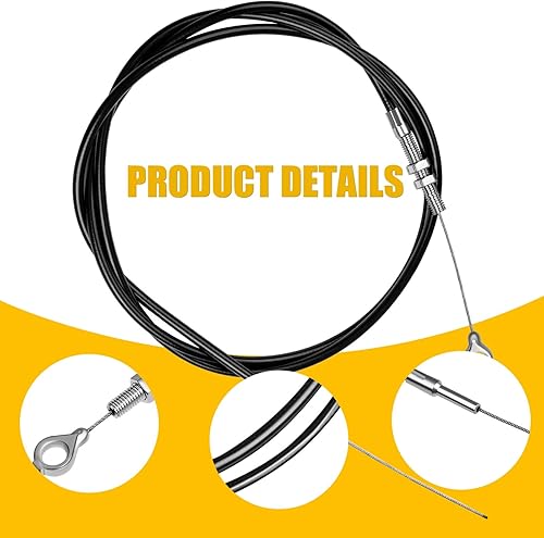 Miniatura 11 de SOFO Mini cable del acelerador de bicicleta de 50 pulgadas para Predator 212 Coleman CT200U CT200U-EX BT200X RB200 TrailMaster MB200 GX160 GX200 Pit