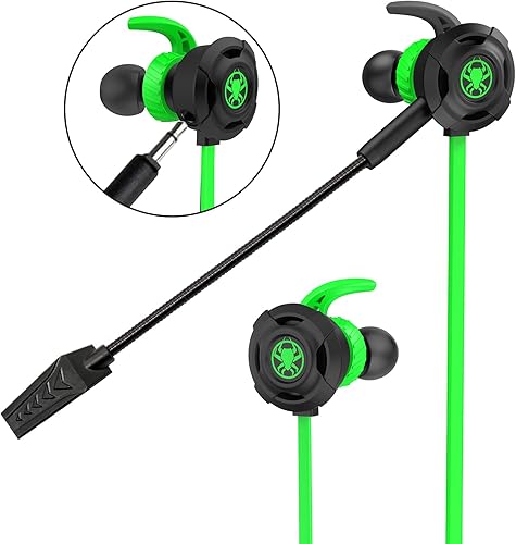 Miniatura 2 de BlueFire Auriculares para juegos con cable de 0.138in con cancelación de ruido, auriculares estéreo para juegos, auriculares deportivos electrónicos