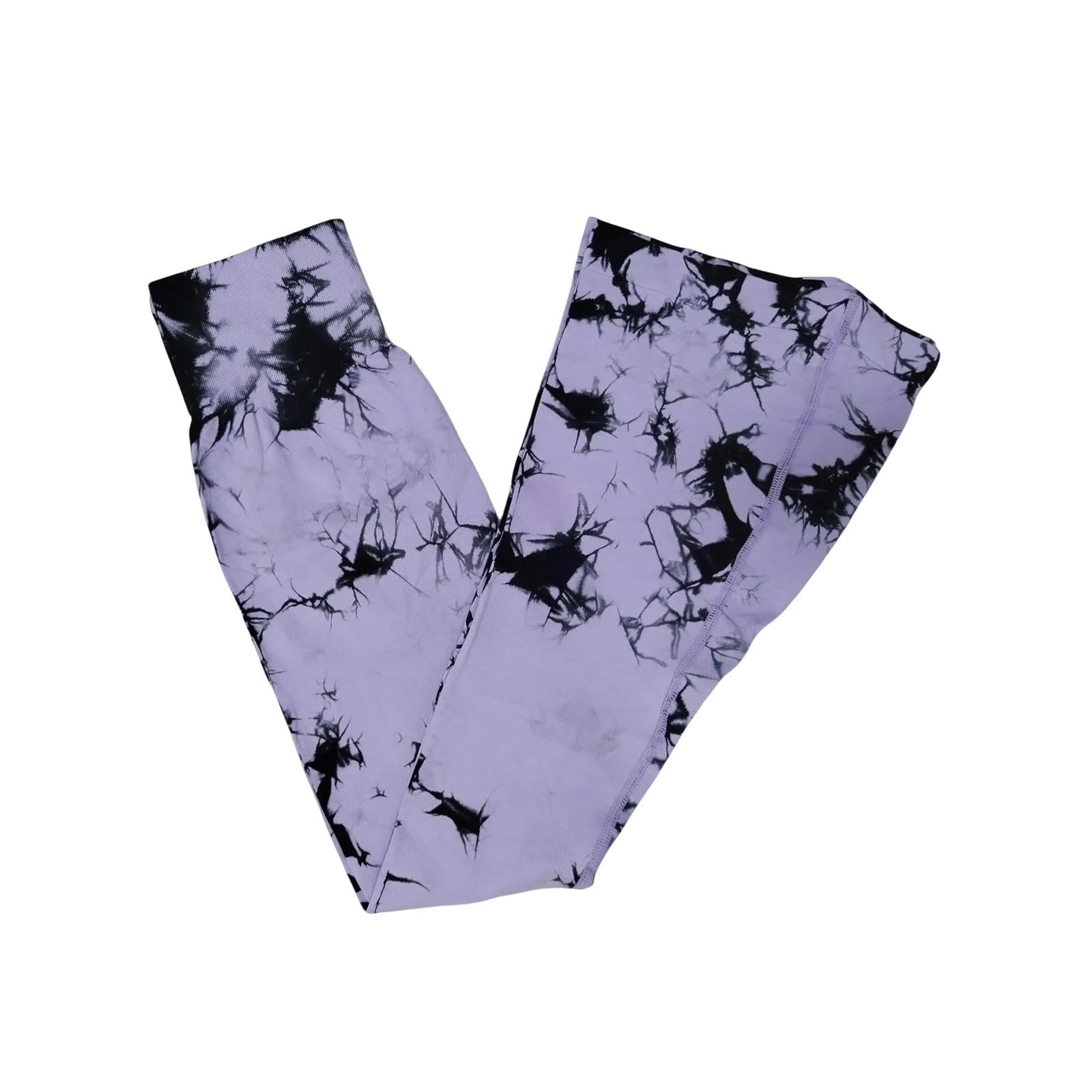 Damskie spodnie do jogi damskie legginsy na siłownię z wysokim stanem, bezszwowe legginsy tie dye spodnie do jogi do treningu kontrola brzucha