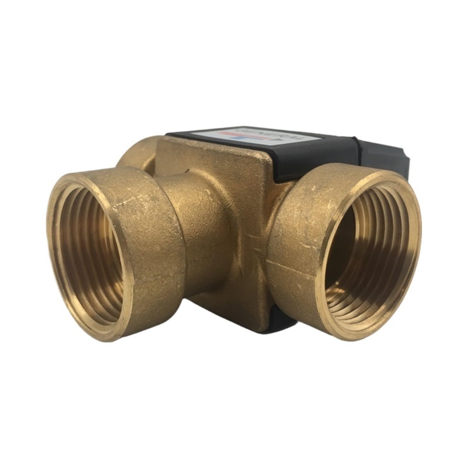 Valvola di miscelazione termostatica in ottone a 3 vie con filettatura femmina da 1 pollice DN25 Valvola per scaldabagno solare Valvola miscelatore termostatico a 3 vie