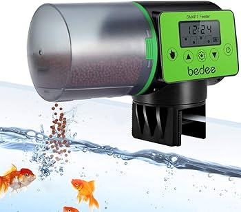 Amazon | 熱帯魚 自動餌やり機 金魚 タイムフィーダー 魚自動