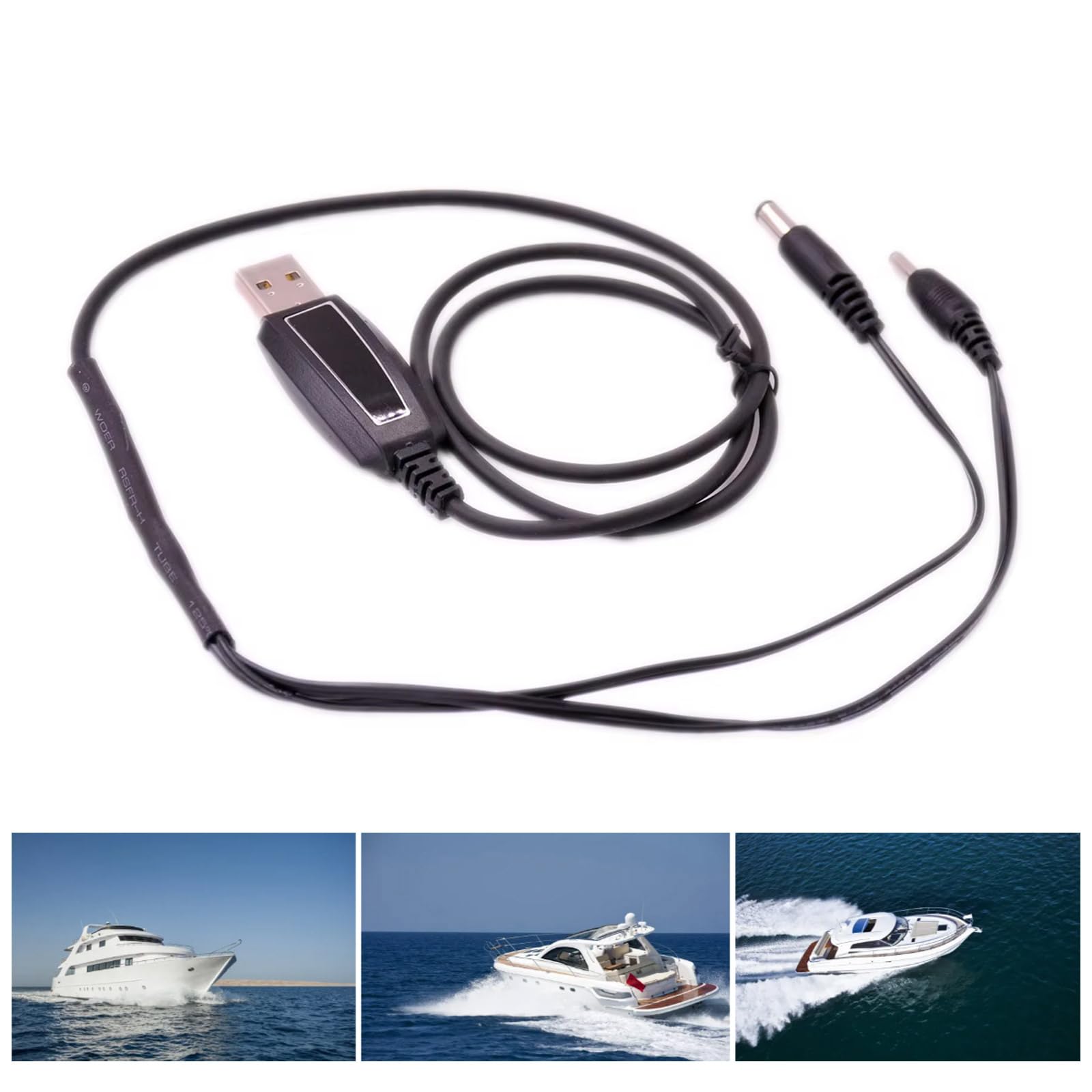 Montesy Marine Navigation Devices Waterproof USB Programming Cable Suitable for HAB-130 HAB-133 RS108M RS109M RS110M Net Locator