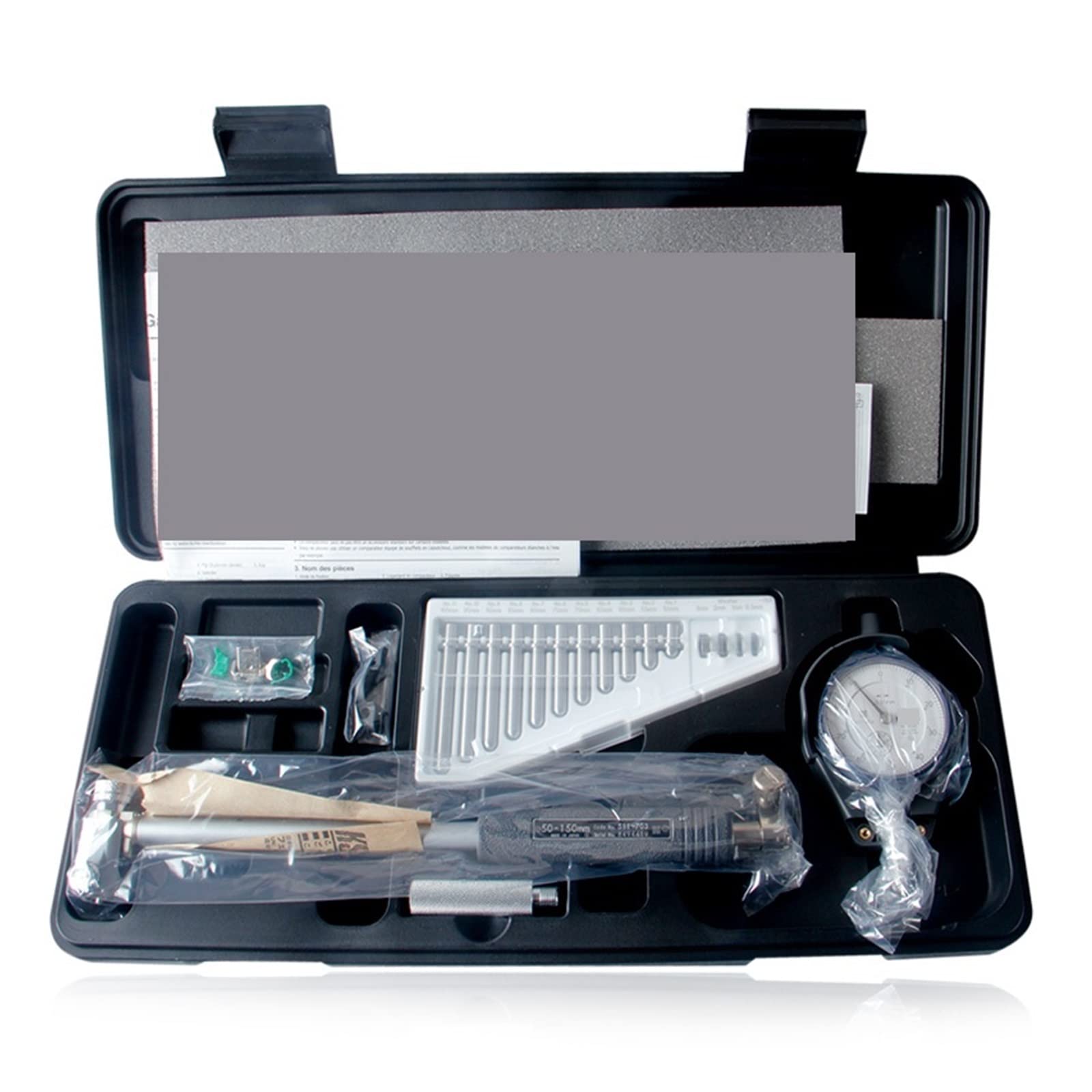 Cyfrowe Narzędzia Pomiarowe Dial Bore Gauge 50-150mm/0.01 z wskaźnikiem zegarowym 2046S mierniki testowe narzędzia pomiarowe