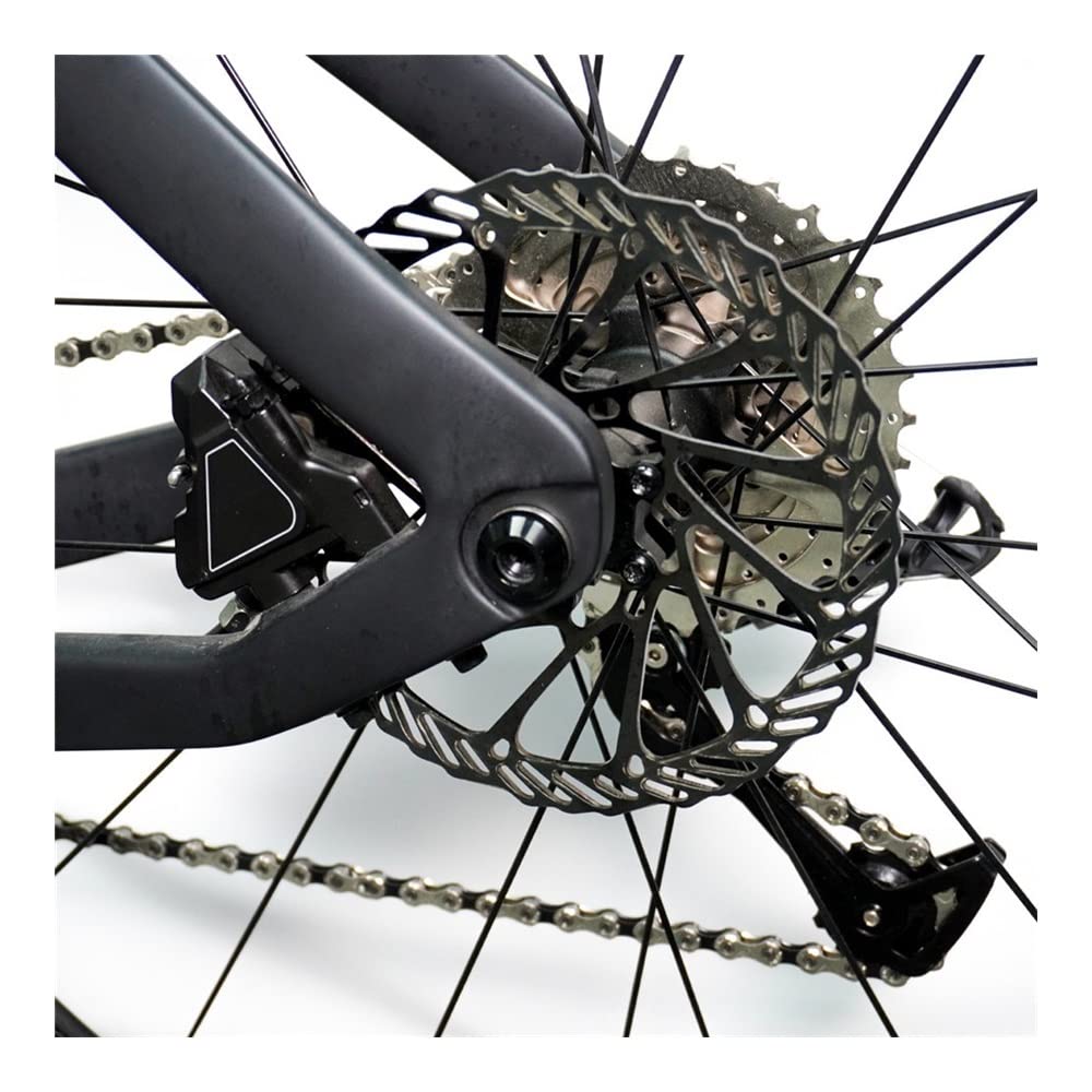 Bremsscheiben Fahrrad Bremsscheibe MTB Bremsscheiben Kohlenstoffstahl Mountainbike Bremsscheiben 160mm/180mm/203mm Scheibenbremse(Gold,203mm)