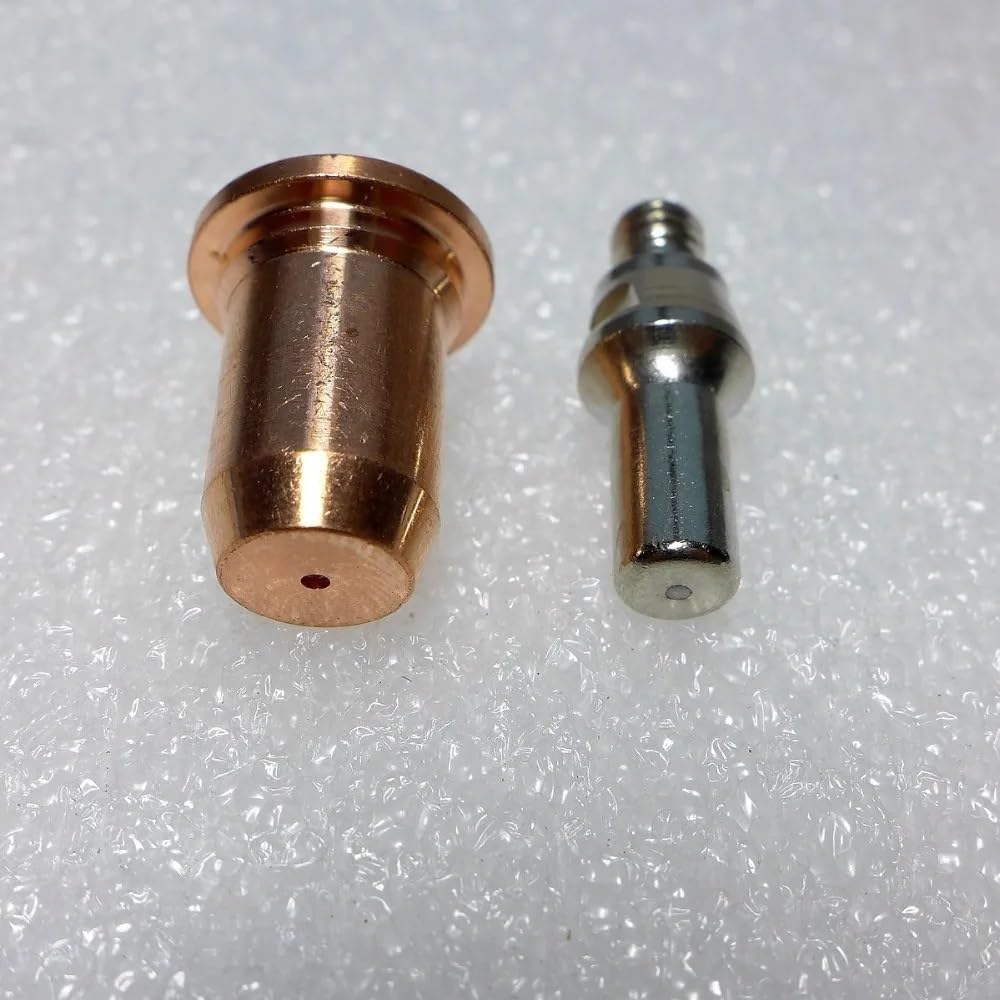 Kit de puntas de electrodos de boquilla compatibles con PT-60, PT-40, IPT-60, IPT 60, IPT-40, PTM-60, consumibles for antorcha de plasma de contragolpe, arco piloto sin alta frecuencia(0.9mm 30-40A)