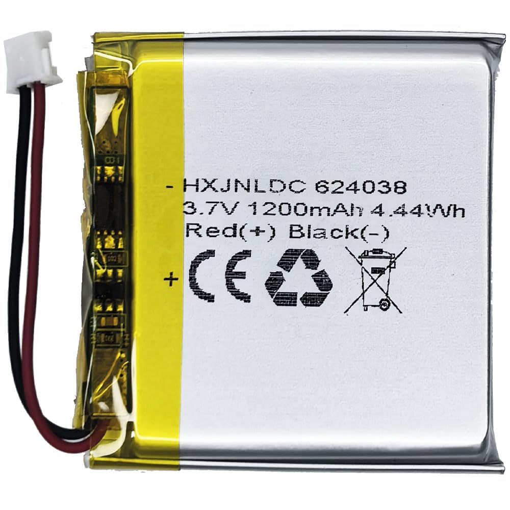 Amazon.com: HXJNLDC 3.7V 1200mah Li-Polymer Battery Replacement