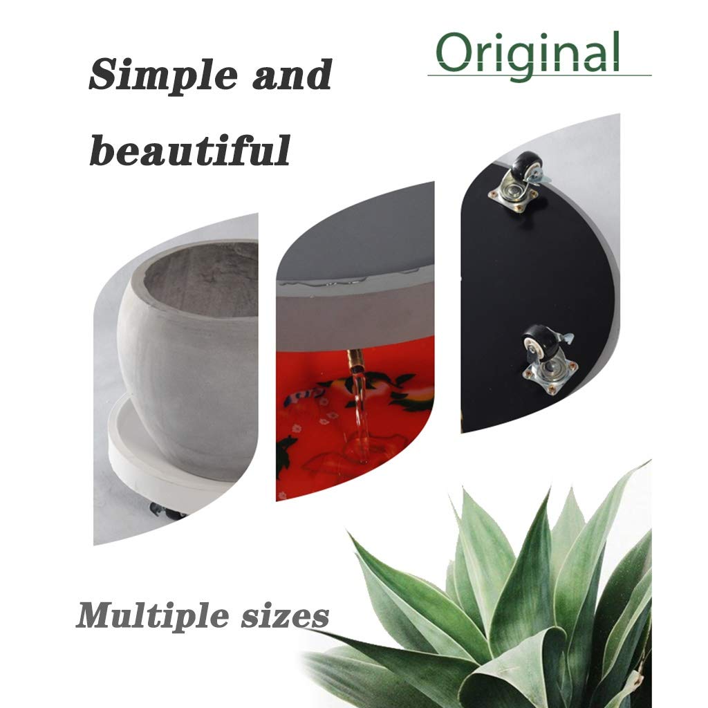 YHEIANJ Pflanzenroller Mit Rädern - Mobiler Pflanzenständer Für Innen & Außen