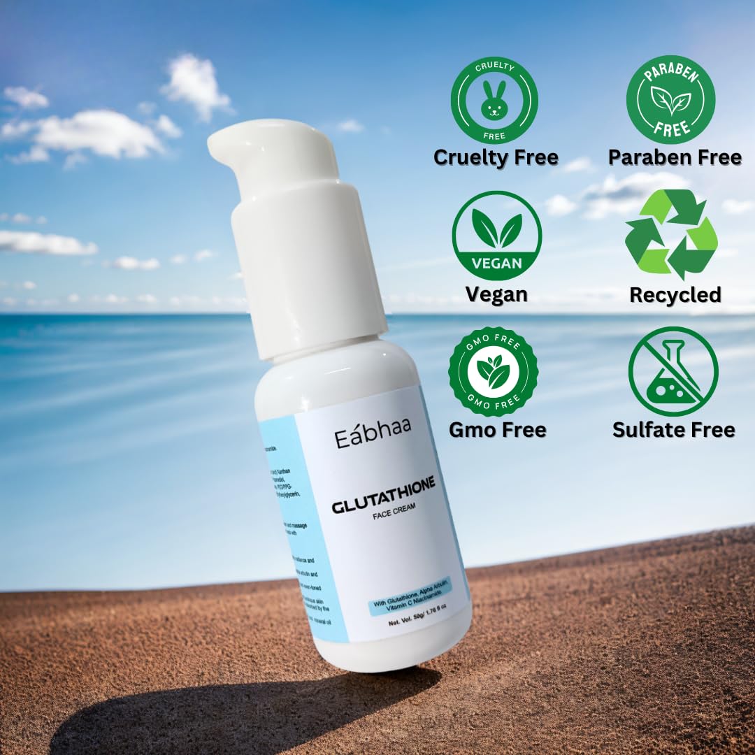 Eabhaa Glutathione Skin Radiance Face Cream | Glutathione, Vitamin C,  Niacinamide & Alpha Arbutin for Brightening, Pigmentation & Dark Spot  Removal | ...